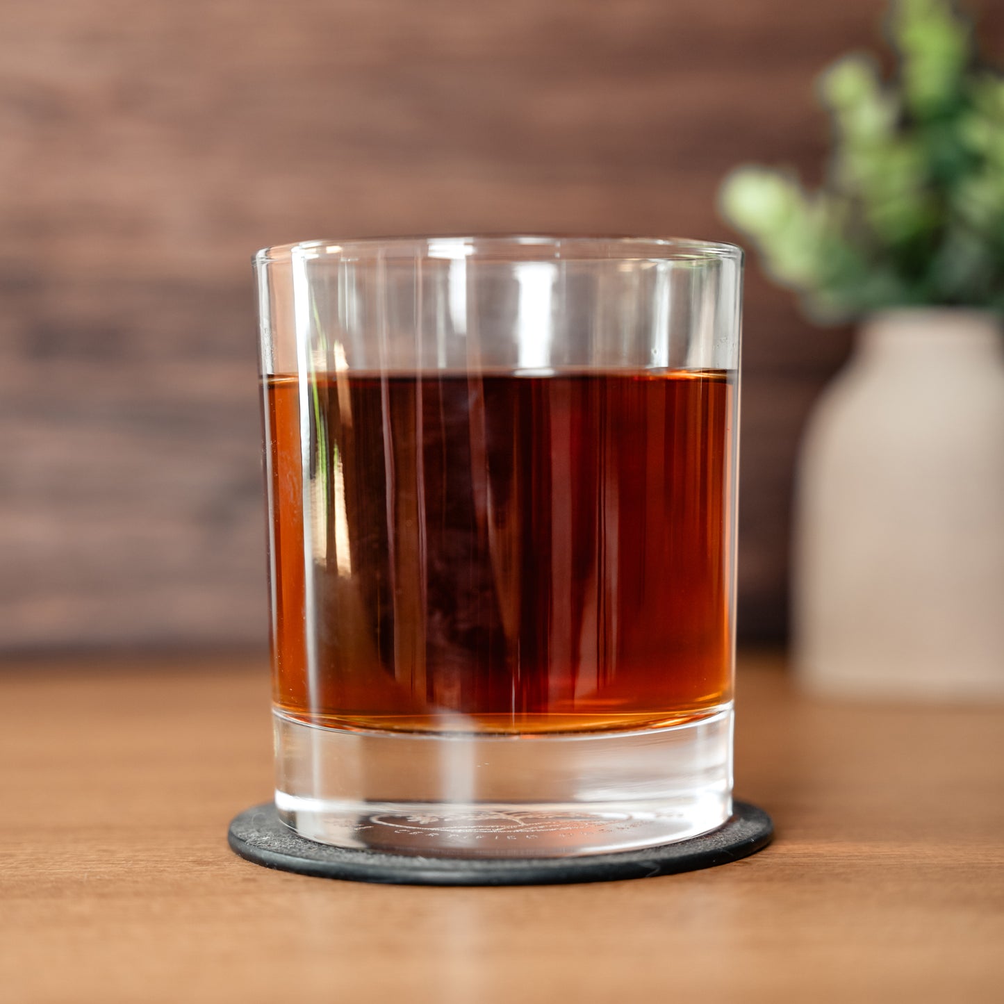 Leather Wrapped Del Mar DOF Whiskey Glasses - Box Set