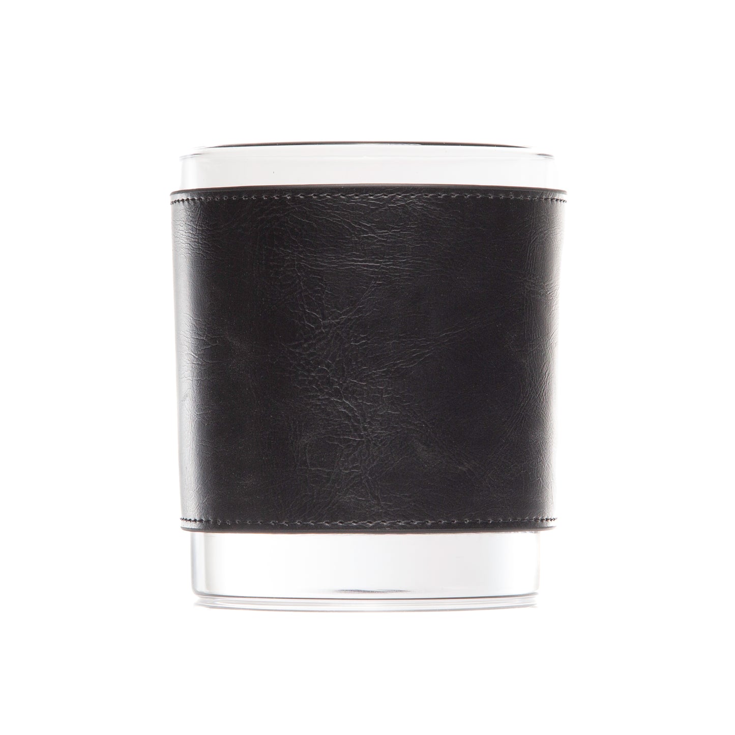Leather Wrapped Del Mar DOF Whiskey Glasses - Box Set
