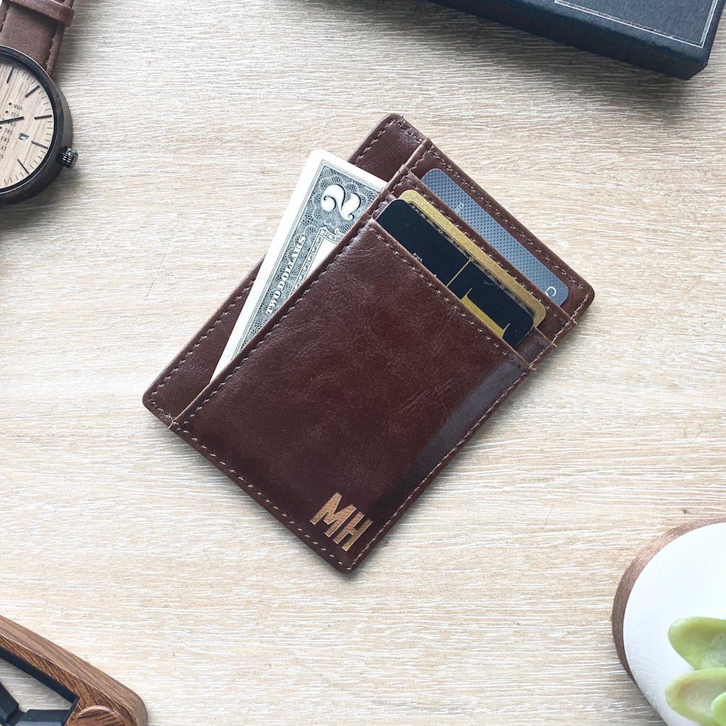 Buy Personalized Front Pocket Leather Wallet,Shop Personalized Front Pocket Leather Wallet,Shop Personalized Front Pocket Leather Wallet onlinePersonalized Father`s Day Gifts, Personalized Gifts for Dad, Personalized Gifts For Him, Personalized Groomsmen Gifts,