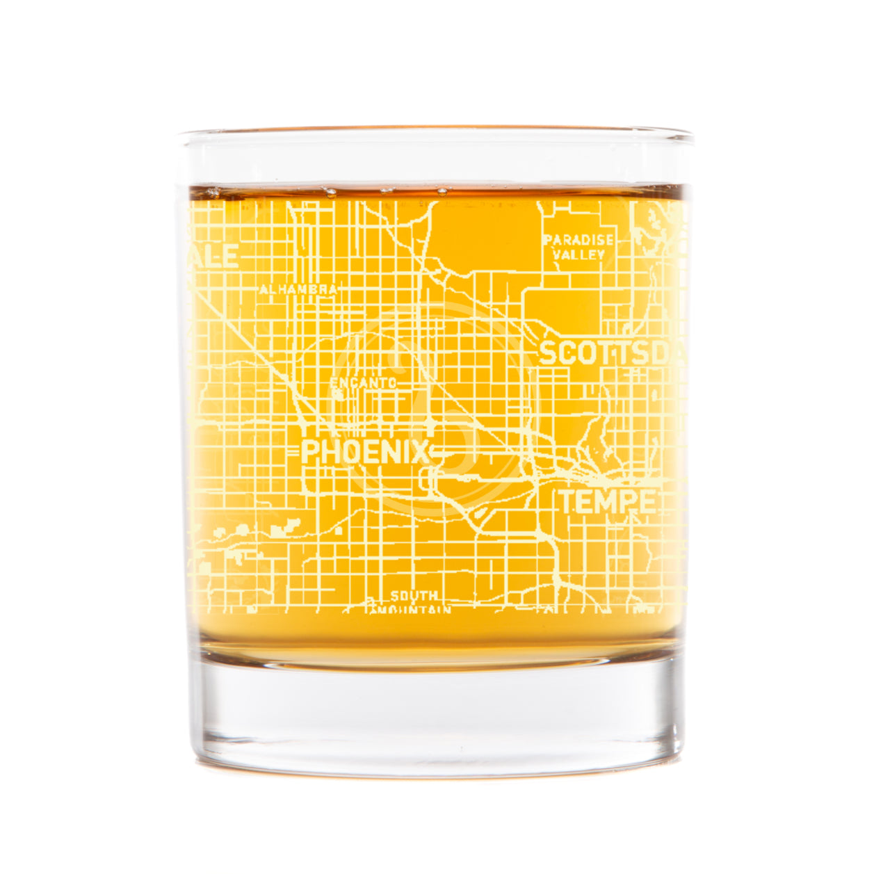 Del Mar Double Old Fashioned Whiskey Glasses - Box Set