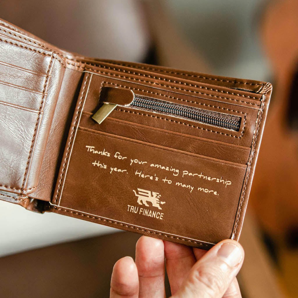 Branded Bifold Wallet - Inside